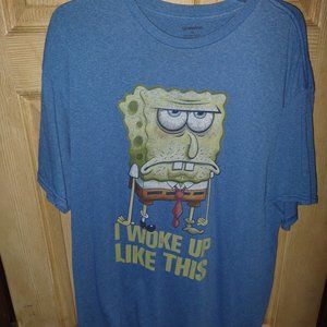 Blue SpongeBob Tee Shirt
